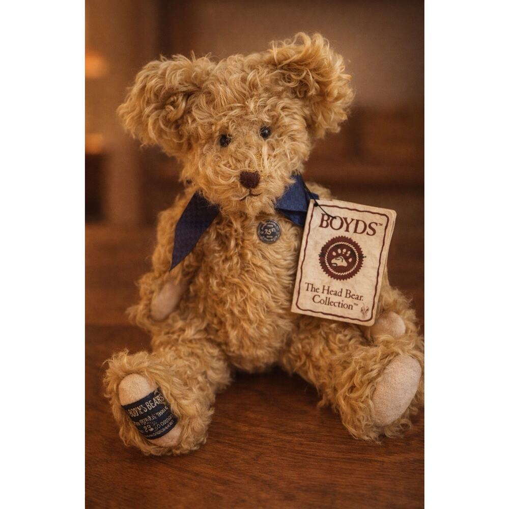Boyds Bear Lil Gus Mohair Series 25th Anniversary 2004 Plush w Tag